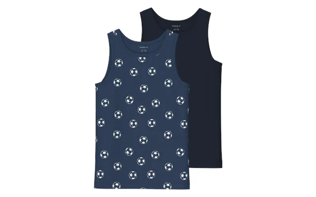 Name It 2-pak Tanktops Fodbold Dark Denim