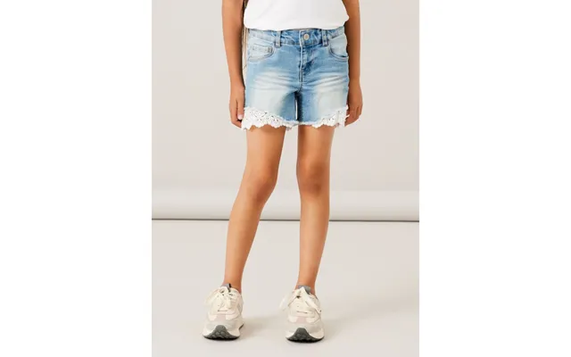 Name It Blonde Denim Shorts Salli Medium Blue Denim