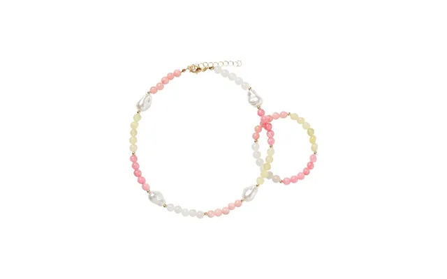 Name It Smykke Sæt Sumia Cameo Pink