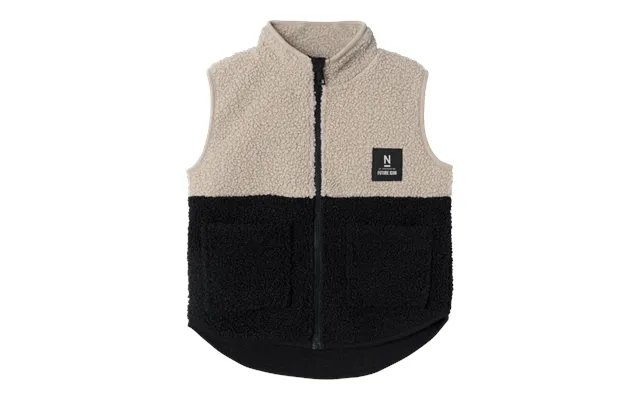 Name It Teddy Vest Laket Black Pure Cashmere