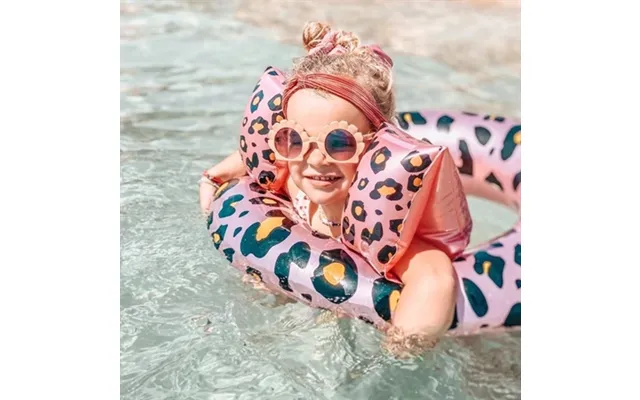 Swim Essentials Badevinger Rose Gold Leopard 2-6 År