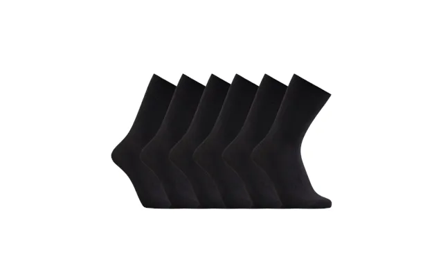 Iz Sock 6pak Copenhagen Premium Bambusstrømper I Sort Ultra Soft