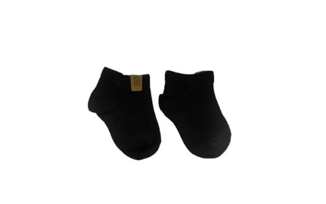Iz Sock Copenhagen 6pak Luxury Klassiske Bambus Ankelstrømper I Sort Til Baby 19 - 22