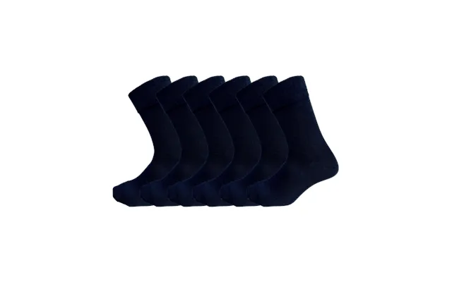 Kilde Comfort & Diabetes - 6pak Bambus Ankelstrømper I Sort. Unisex
