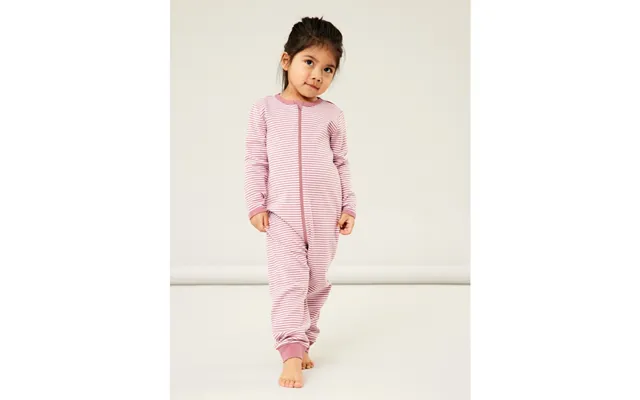 Name It Pyjamas Dragt I Lyserød M. Striber Til Piger
