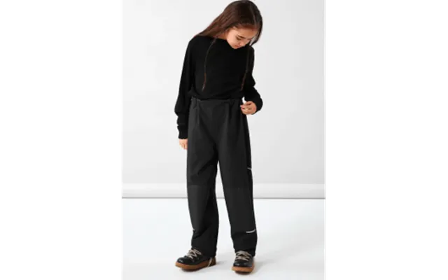 Name It Vandtæt Softshell Bukser I Sort Til Børn Sort 134