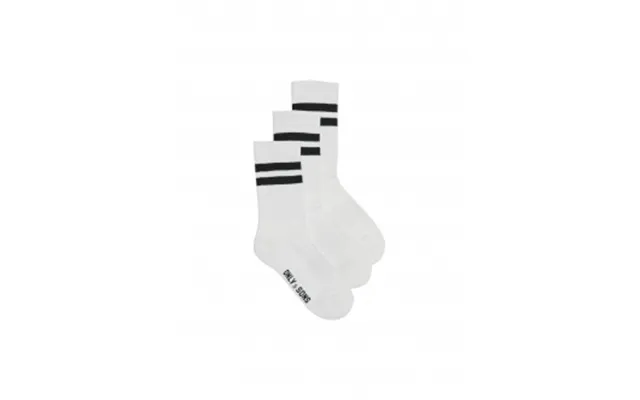 Only & Sons 3pak Tennisstrømper I Hvid Til Herre Hvid 39 - 42 product image