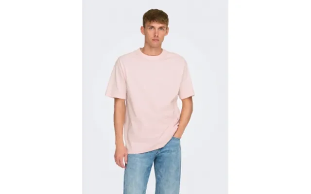 Only & Sons T-shirt I Lyserød Til Herre Relaxed Fit Xs Lyserød product image