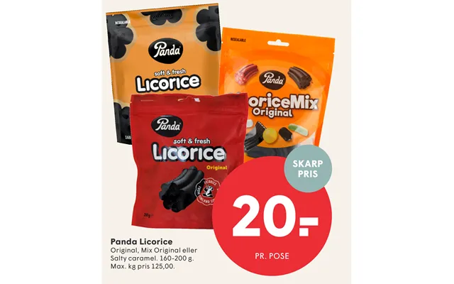Panda licorice product image