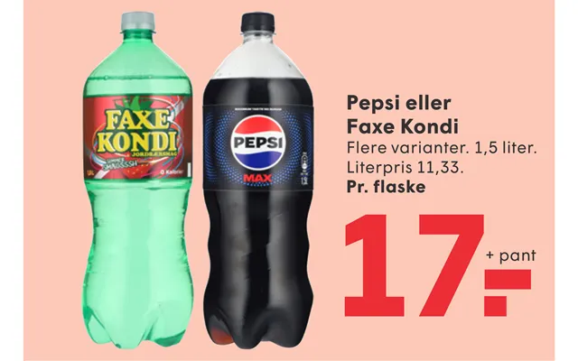 Pepsi Eller Faxe Kondi product image