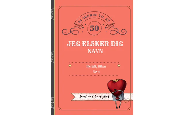 50 Grunde Til At Elske Dig Jer Vol. 1 - A4 Bog product image