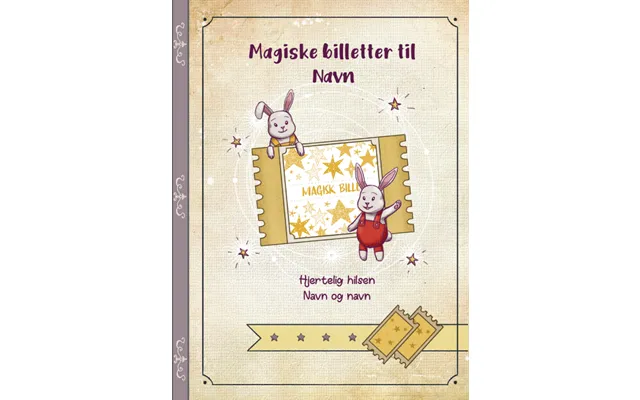 9 Magic Tickets To Two Børn - A4 Book product image