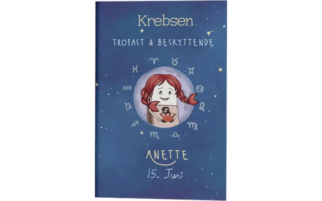 Stjernetegn Krebsen Gave A5 Notesbog