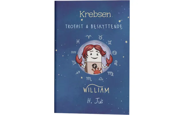 Stjernetegn Krebsen Gave A5 Notesbog