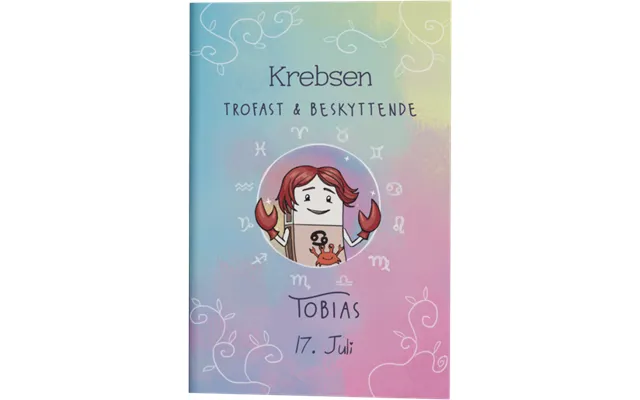 Stjernetegn Krebsen Gave A5 Notesbog