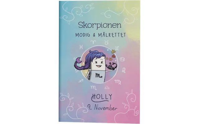 Stjernetegn Skorpionen Gave A5 Notesbog product image