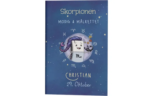 Stjernetegn Skorpionen Gave A5 Notesbog
