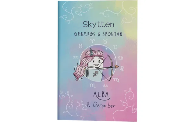 Stjernetegn Skytten Gave A5 Notesbog
