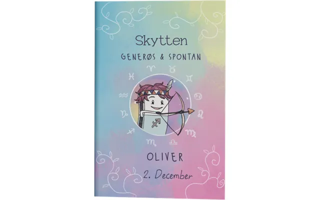 Stjernetegn Skytten Gave A5 Notesbog