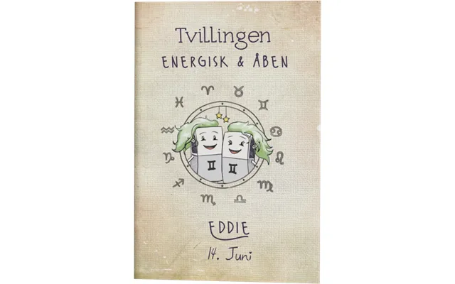 Stjernetegn Tvillingerne Gave A5 Notesbog