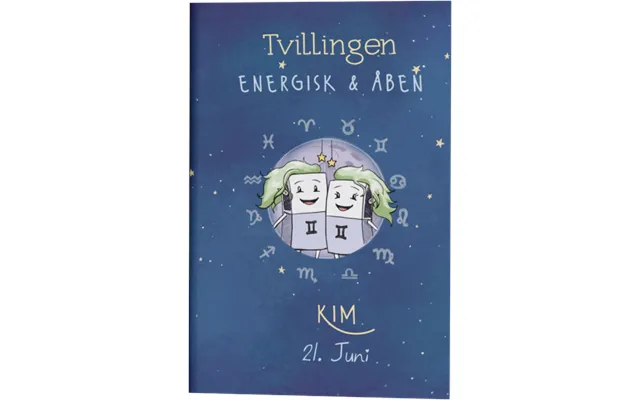 Stjernetegn Tvillingerne Gave A5 Notesbog