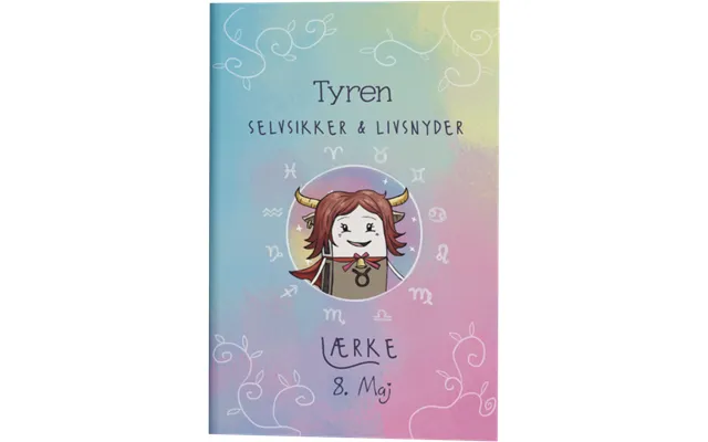 Stjernetegn Tyren Gave A5 Notesbog