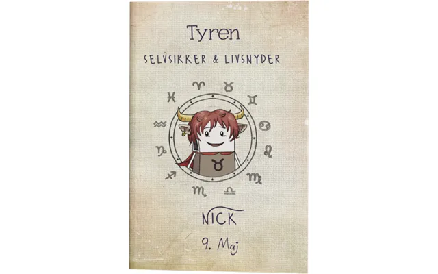 Stjernetegn Tyren Gave A5 Notesbog product image