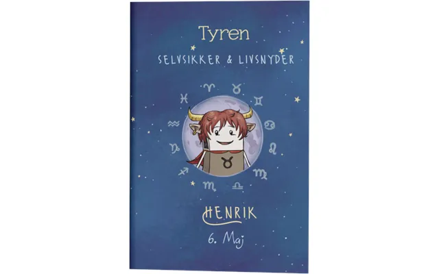Stjernetegn Tyren Gave A5 Notesbog