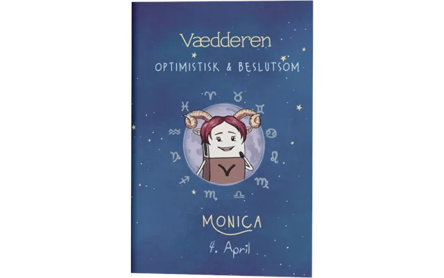 Stjernetegn Vædderen Gave A5 Notesbog