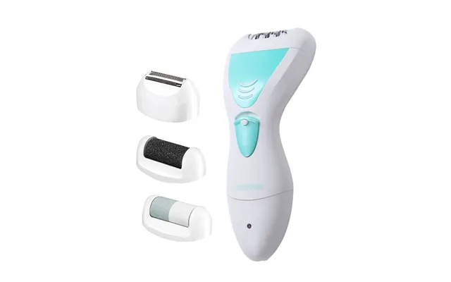 Gemei Pro 4-i-1 Ladyshaver Epilator - Hårfjerner, Hård Hudfjerner, Neglefil