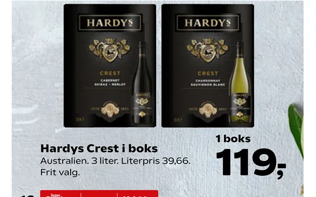 Hardys Crest I Boks product image