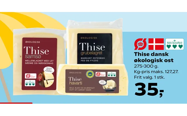 Thise Dansk Økologisk Ost product image