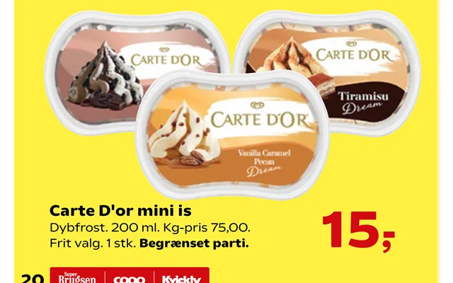 Carte d or mini ice product image