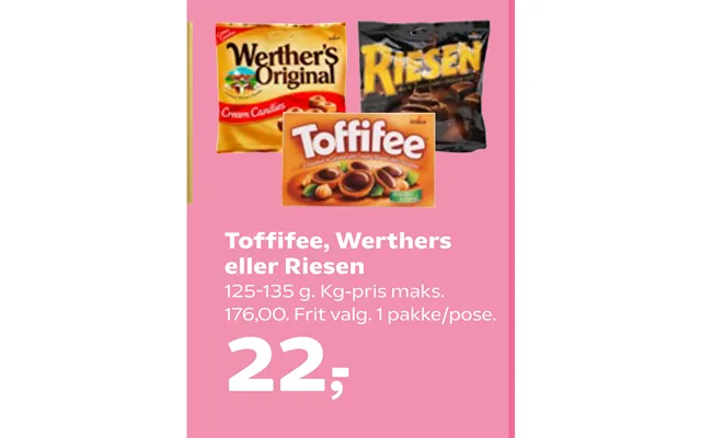 Toffifee, werther or riesen product image