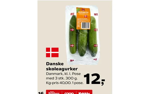 Danske Skoleagurker product image