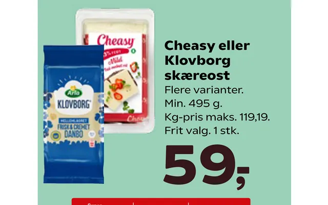 Cheasy Eller Klovborg Skæreost product image