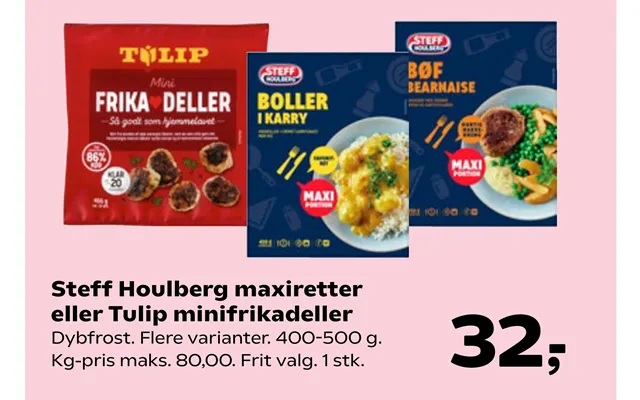 Steff houlberg maxiretter or tulip minifrikadeller product image
