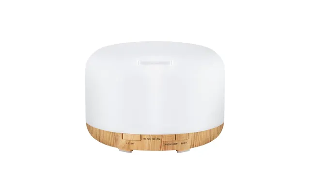 Aroma Diffuser Spa Luftfugter 03 Lys Træ 500ml Timer