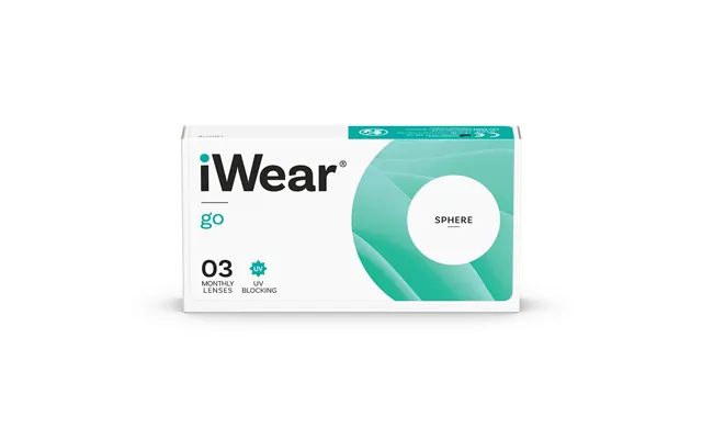 Iwear Go Sfæriske Månedslinser