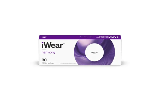 Iwear Harmony 30 Paragraph. Spherical Disposable Lenses product image