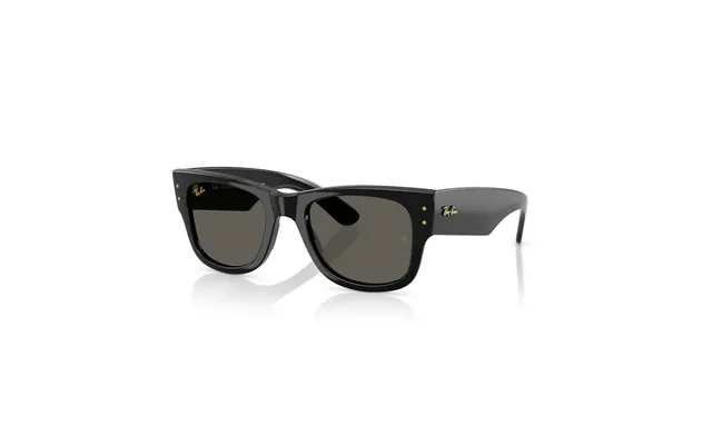 Ray-ban Mega Wayfarer Black Out 0rb0840s Solbriller - Firkantede Sort False