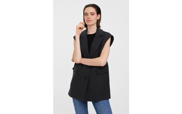 Edna Waistcoat - Dark Gray Melange product image