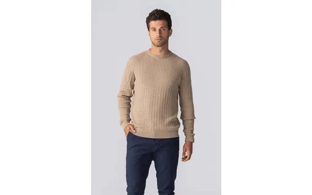 Pullover Kabel Strik - Sand product image