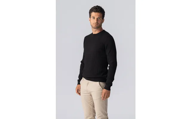 Pullover Kabel Strik - Sort product image