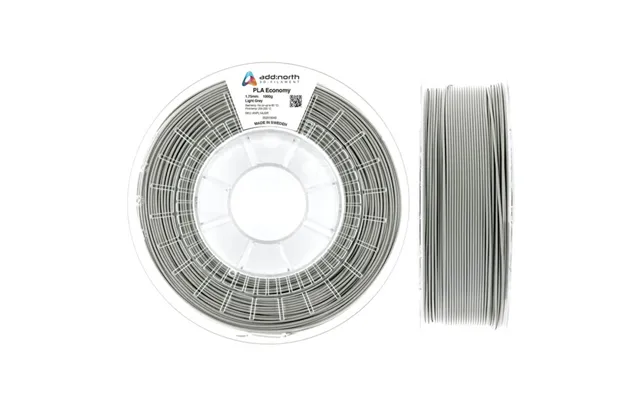 Addnorth Filament Pla Economy 1.75mm 1000g Lysegrå