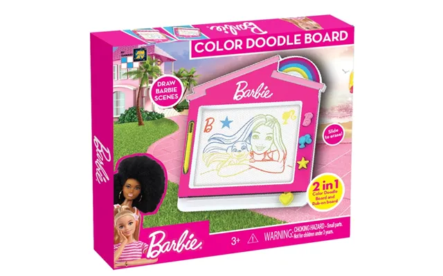 Barbie Magnetisk Tavle - Color Doodle Board Am-5189