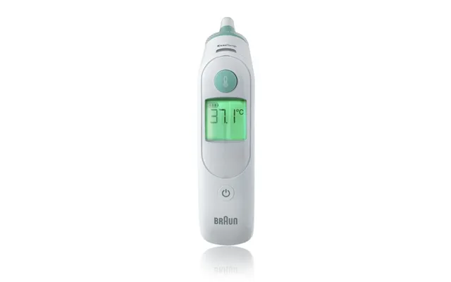 Braun Thermoscan 6 Kontakttermometer Vit Öra Knappar