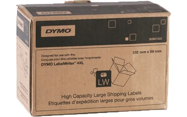 Dymo S0947420 High Capacity Xl Shipping Labels - 102x59mm Shipping La
