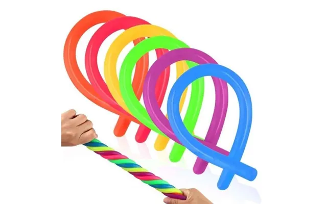 Elastiskt Fidget Reb 18cm - 6stk