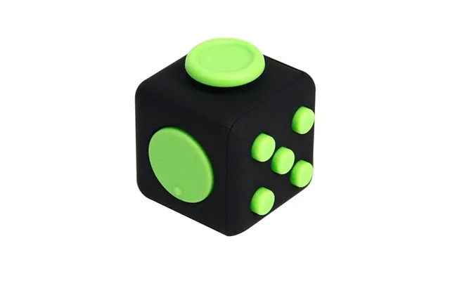 Fidget Cube - Sort Grøn